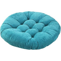 Raj Furniture Round Shape Pillow Cushion, Blue, 22 x 22 Inch