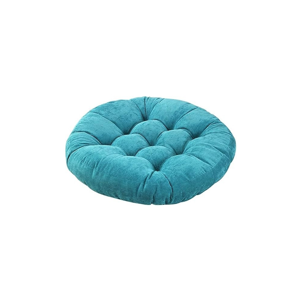 Raj Furniture Round Shape Pillow Cushion, Blue, 22 x 22 Inch