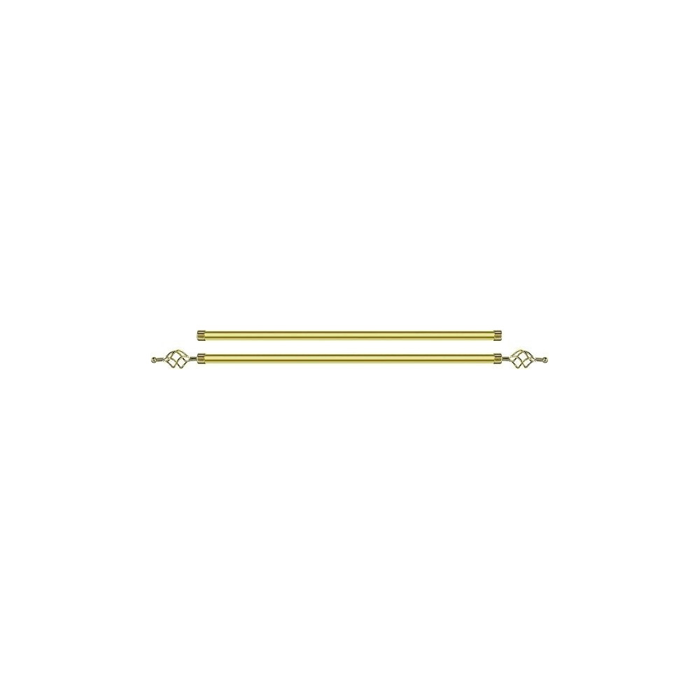 Raj Furniture Roman Metal Adjustable Curtain Rod, Gold, 110-200 cm