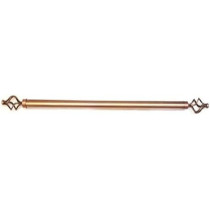Raj Furniture Adjustable Rod With Metal Twist Linial, Gold, 200-400 cm