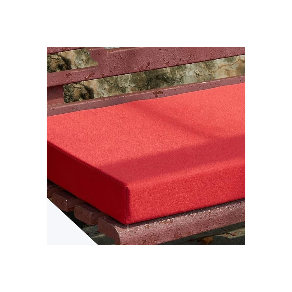 Raj Furniture 5 Seater Waterproof Outdoor Garden Swing Cushion With Ties, Long Thick Foam Sofa Seat Cushion Replacement Mattress For Patio Furniture/Dining Chair/Sunbed