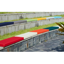 Raj Furniture 5 Seater Waterproof Outdoor Garden Swing Cushion With Ties, Long Thick Foam Sofa Seat Cushion Replacement Mattress For Patio Furniture/Dining Chair/Sunbed