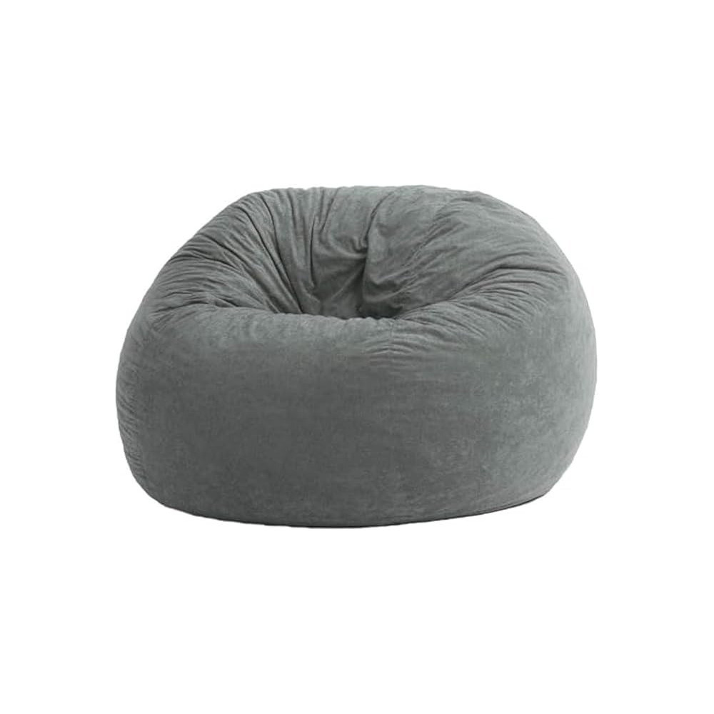Raj Furniture Soft Bean Bag, Silver