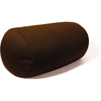 Raj Furniture Cushie Pillows 7 Inches X 12 Inches Microbead Bolster Squishy/Flexible/Extremely Comfortable Roll Pillow, Brown