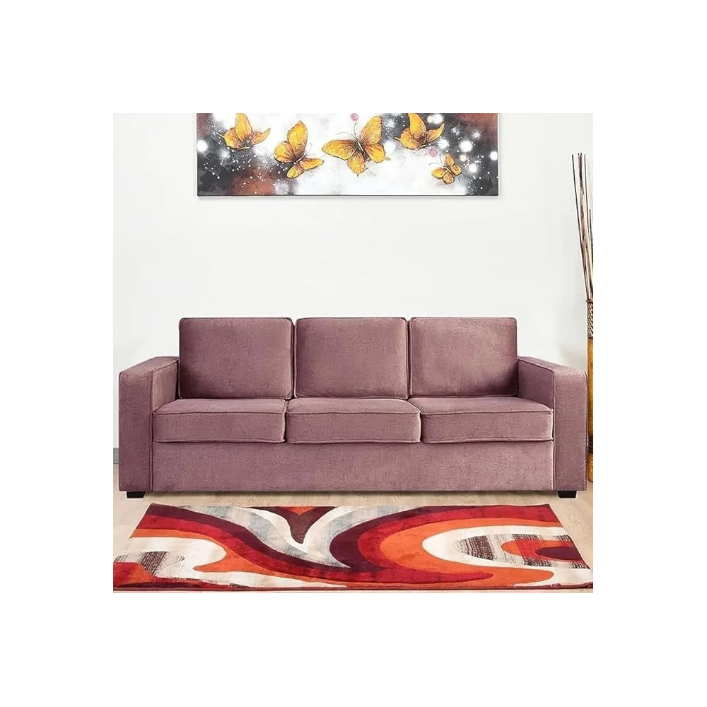 Raj Furniture 3 Seater Pink Sofa Set