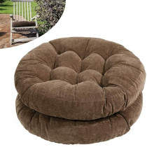Raj Furniture Round Floor Pillow Cushions 22 X 22 Patio Chair Cushion For Outdoor Furniture Seat Pads Set Of 2 Meditation Cushion For Yoga Living Room Sofa Balcony, Coffee