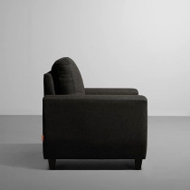 Raj Furniture Modern Fabric Sofa 5 Seater, Woody Brown