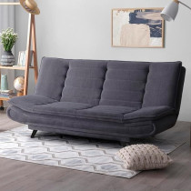 Ripple Furniture Foldable 3 Seater Sofa Cum, Ash Grey