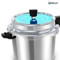 Delici Dripless Aluminum Pressure Cooker, ADPC7E, Chrome