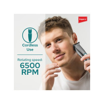 Impex 3 Watts Cordless Hair Clipper For Men, Black
