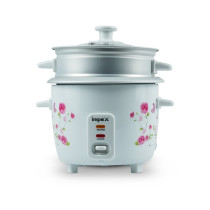 Impex 350 Watts Electric Rice Cooker With Aluminium Inner Pot, 0.6 Ltr