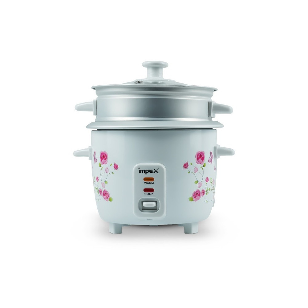 Impex 350 Watts Electric Rice Cooker With Aluminium Inner Pot, 0.6 Ltr