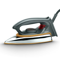 Impex 1200W Long Life Thermostat And Over Heat Protect Electric Iron Box, Black