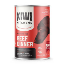 Kiwi Kitchens 170g Grass Fed Beef Dinner Canned Wet Dog Food