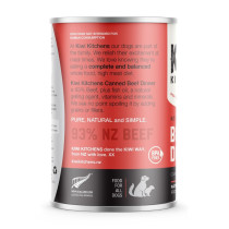 Kiwi Kitchens 170g Grass Fed Beef Dinner Canned Wet Dog Food