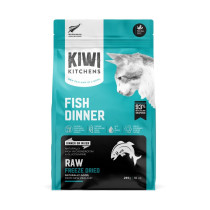 Kiwi Kitchens 285g Raw Freeze Dried Fish Dinner Dry Cat Food