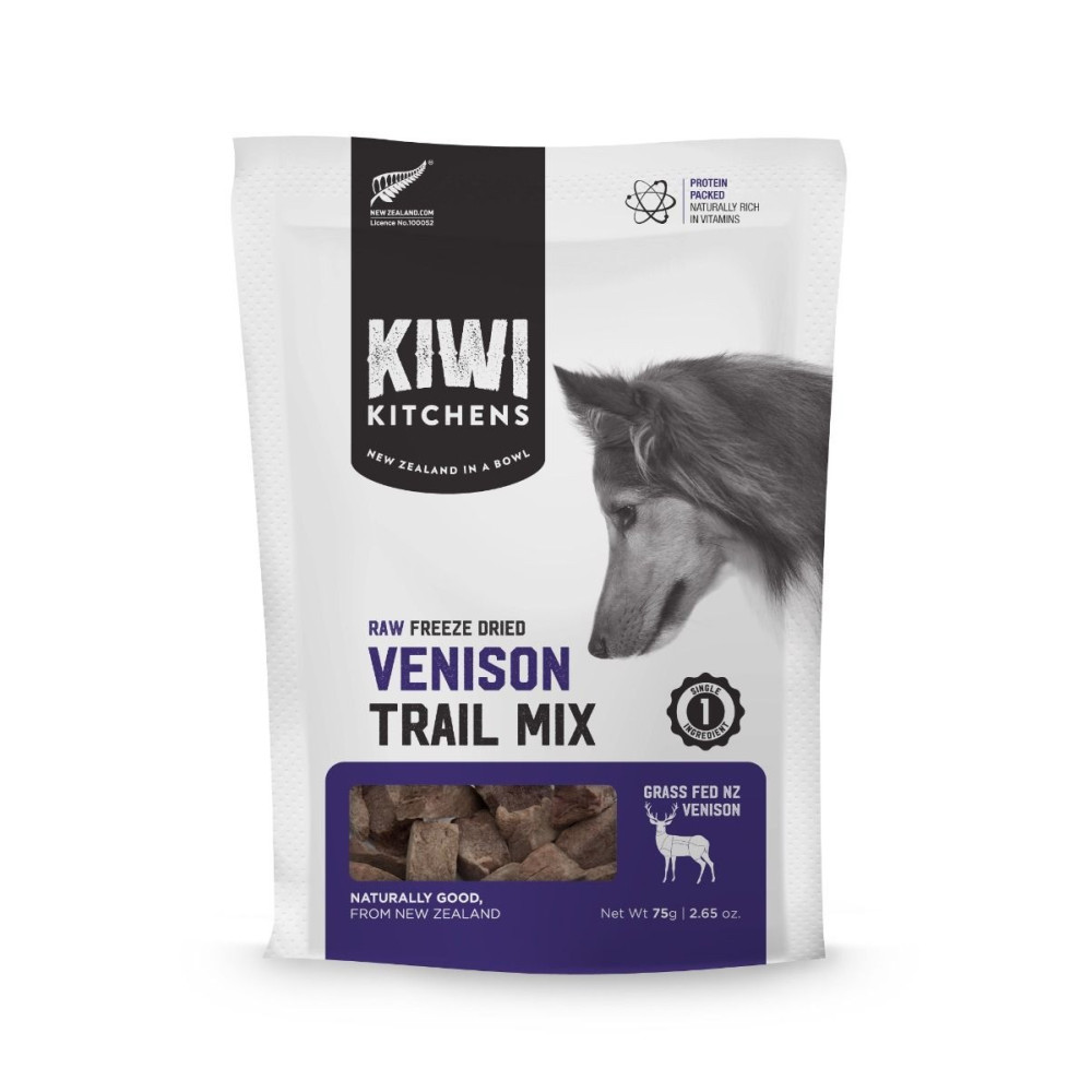 Kiwi Kitchens Raw Freeze Dried Venison Trail Mix 150g