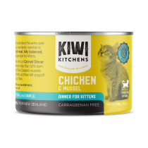 Kiwi Kitchens 170g x 4 pcs Chicken and Mussel Dinner Canned Wet Kitten Food