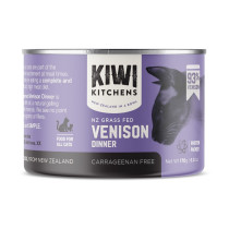 Kiwi Kitchens 170g Grass Fed Venison Dinner Canned Wet Cat Food