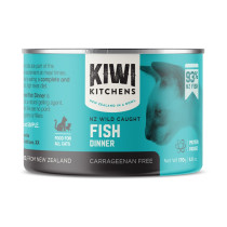 Kiwi Kitchens 170g Wild Caught Fish Dinner Canned Wet Cat Food
