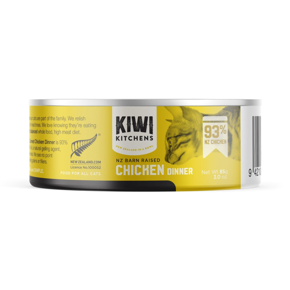 Kiwi Kitchens 170g Barn Raised Chicken Dinner Canned Wet Cat Food