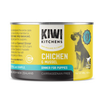Kiwi Kitchens 170g x 4 pcs Barn Raised Chicken and Mussel Dinner Canned Wet Puppy Food