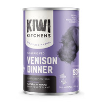 Kiwi Kitchens 170g x 4 pcs Grass Fed Venison Dinner Canned Wet Dog Food
