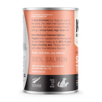Kiwi Kitchens 375g King Salmon Topper for Supplemental Feeding Canned Wet Dog Food