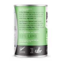 Kiwi Kitchens 170g x 4 pcs Grass Fed Lamb Green Tripe Topper for Supplemental Feeding Canned Wet Dog Food