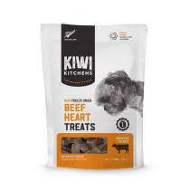 Kiwi Kitchens Raw Freeze Dried Beef Heart Dog Treats 100g