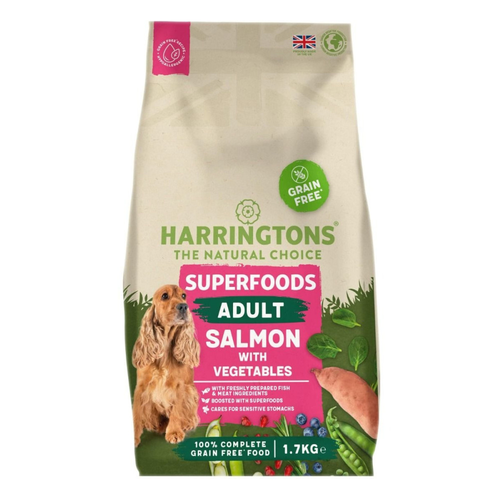 Harringtons 12kg Superfoods Salmon with Vegetables Adult Dry Dog Food