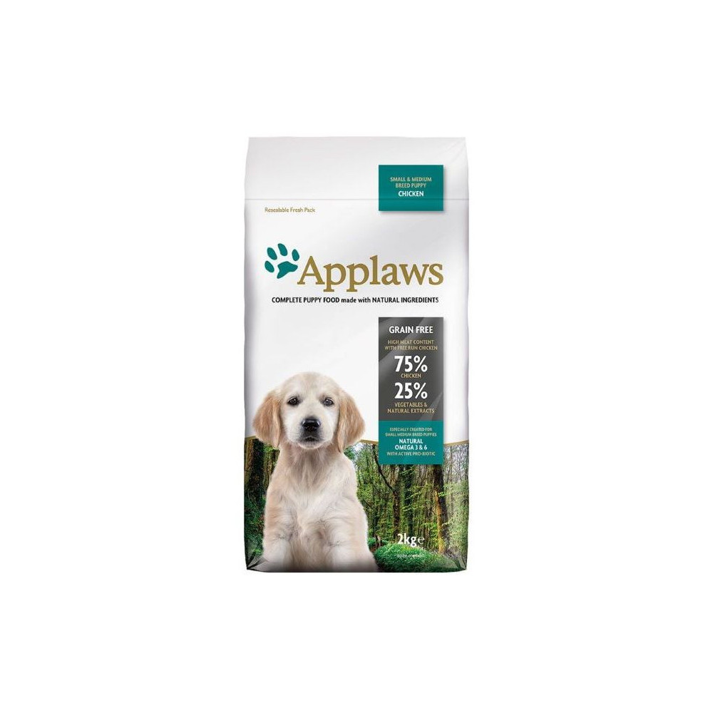 Applaws 2kg Chicken Small And Medium Breed Dry Puppy Food
