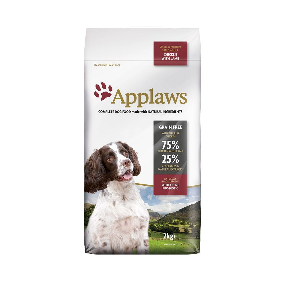 Applaws 2kg Chicken with Lamb Small And Medium Breed Adult Dry Dog Food