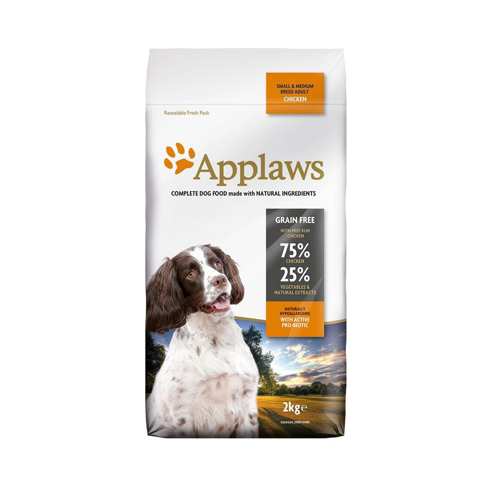 Applaws 2kg Chicken Small And Medium Breed Adult Dry Dog Food