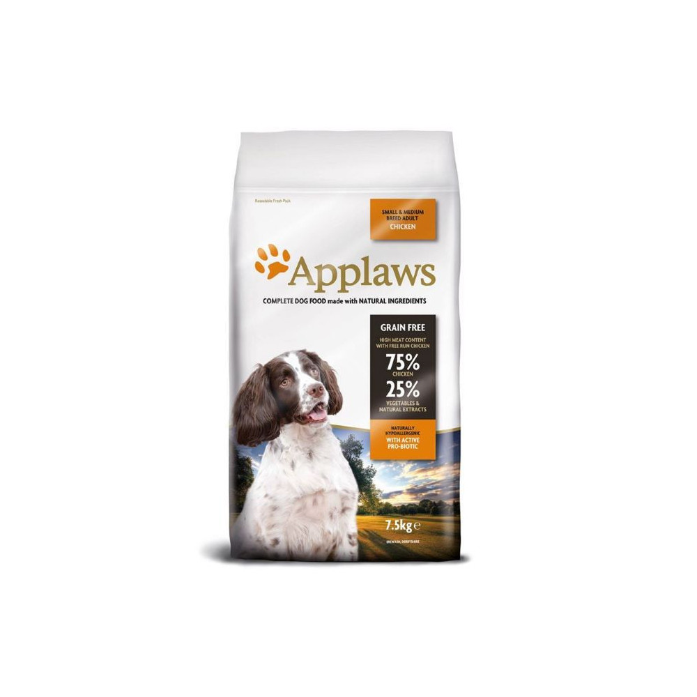 Applaws 7.5kg Chicken Small And Medium Breed Adult Dry Dog Food