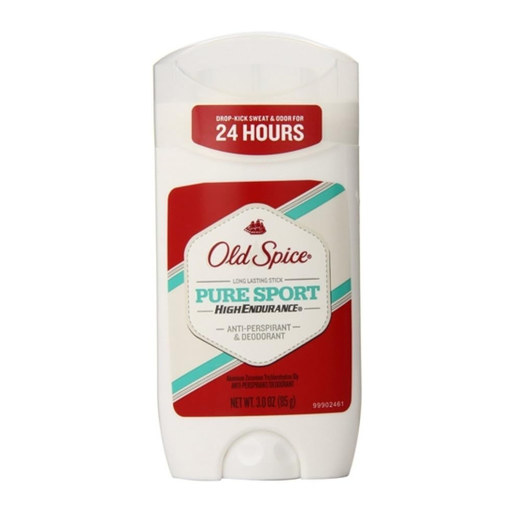 Old Spice High Endurance Anti-Perspirant And Deodorant, Pure Sport 3 Oz, Pack Of 5