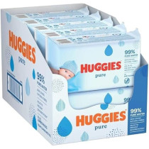 Huggies Baby Wet Pure Extra Care Wipes, 72 X 10 Box