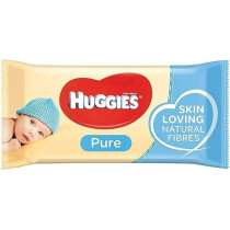 Huggies Pure Baby Wipes, Pack Of 10 X 72 Packs, Total 720 Wipes