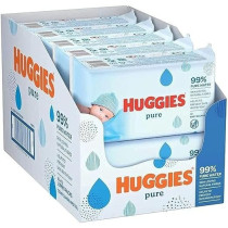 Huggies Pure Baby Wipes Pack Of 6, 336 Wipes