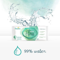 Pampers Aqua Pure Baby Wipes Made With 99 Percent Pure Water, 864 Wipe Count