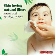 Huggies Natural Baby Wipes, Aloe Vera Wipes, 3 Pack X 56 Wipes, 168 Wipes
