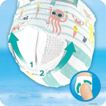 Pampers Splashers Disposable Swimming Trunks Size 3-4, 6-11 Kg For Optimal Protection In The Water, 12 Nappies