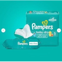 Pampers Fresh Clean Baby Scent Wipes, Pack Of 52 X 12