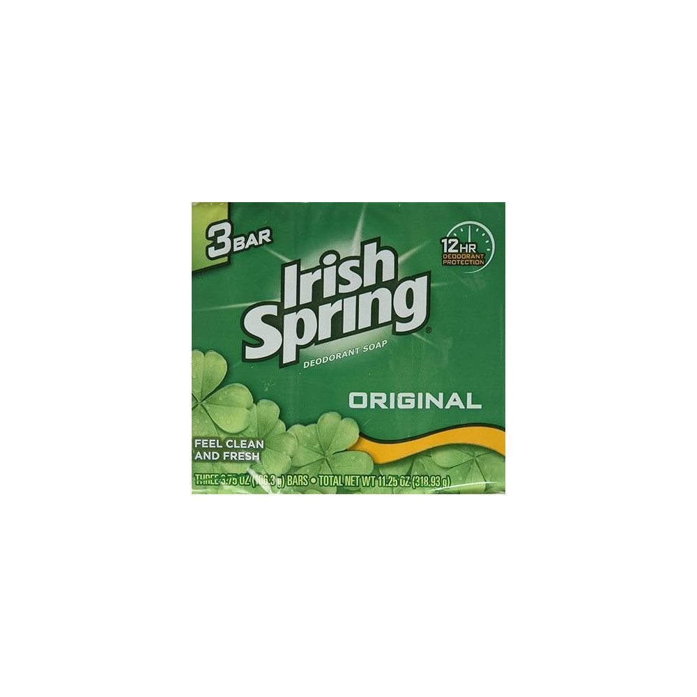 Irish Spring 3 Original Deodorant Soap Bars