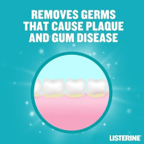 Listerine Cool Mint Mouthwash, Pack Of 3 X 500Ml, 24 Hour Protection Against Plaque, Refreshing Sensation For A Healthier Mouth