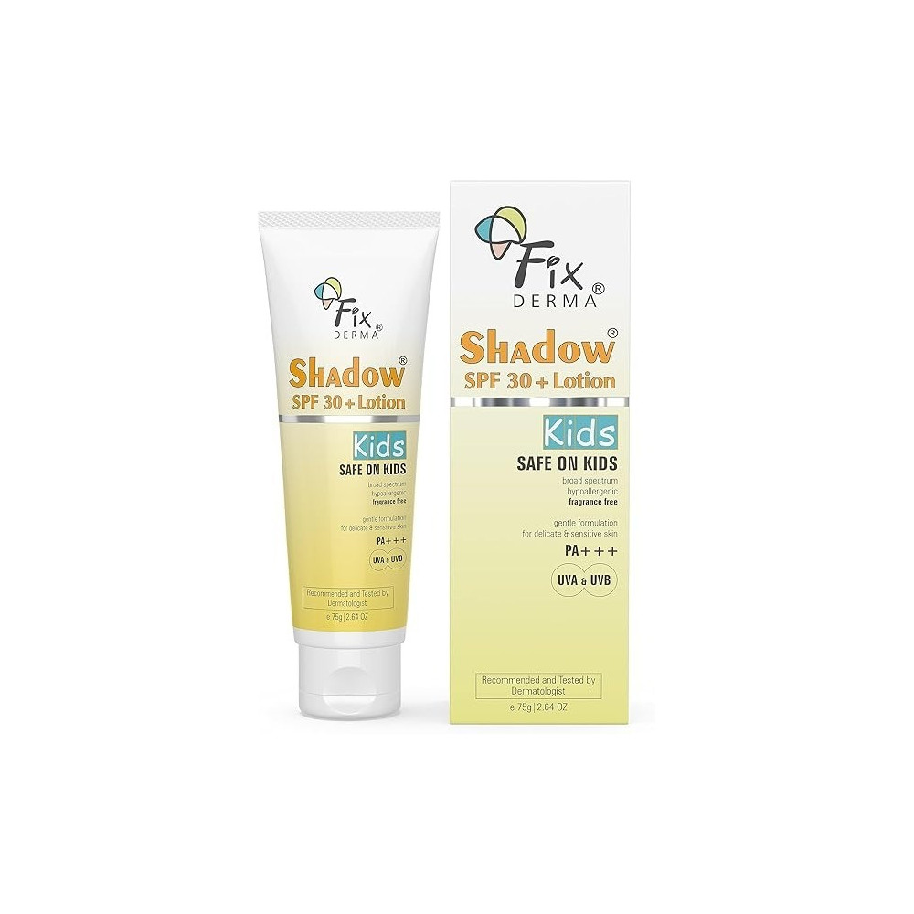 Fixderma Shadow Sunscreen SPF 30+ Lotion For Sensitive Skin, 75 g