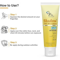 Fixderma Shadow Sunscreen SPF 30+ Lotion For Sensitive Skin, 75 g