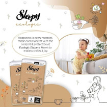 Sleepy Eco-Friendly Hypoallergenic Superior Absorbency Pants Size 4, 192 Count