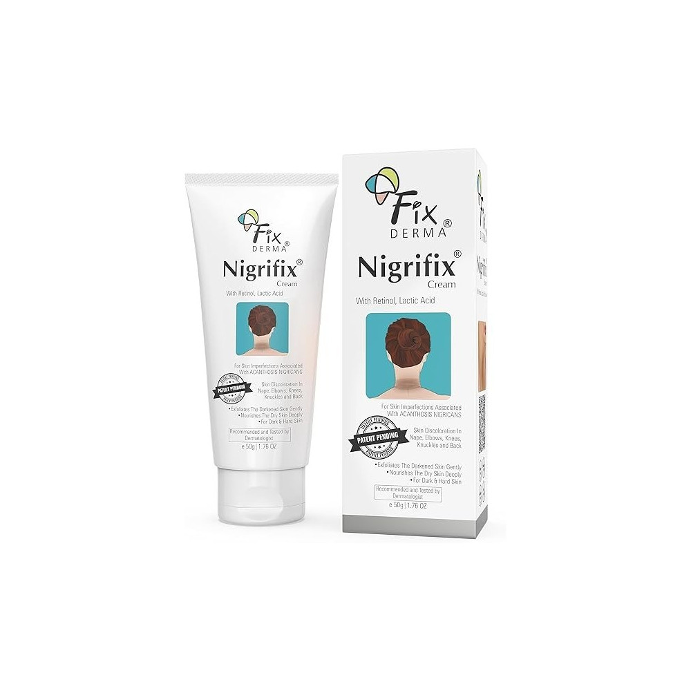 Fixderma Nigrifix Cream For Acanthosis Nigricans With Lactic Acid, 50 g