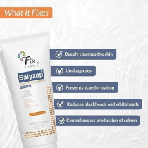 Fixderma Salicylic Acid Face Cleanser For Acne, 60 g
